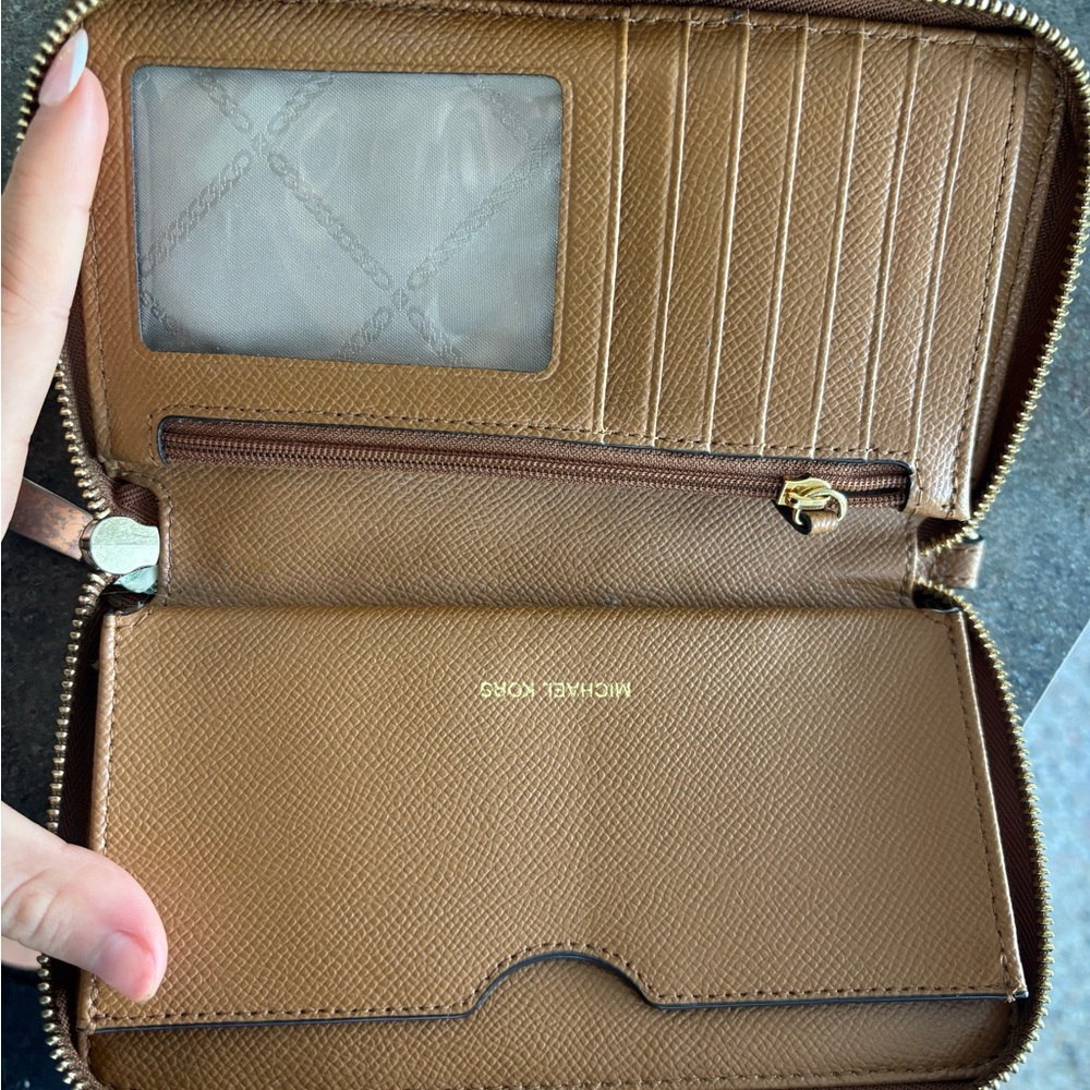 Michael Kors Tan Leather Wallet